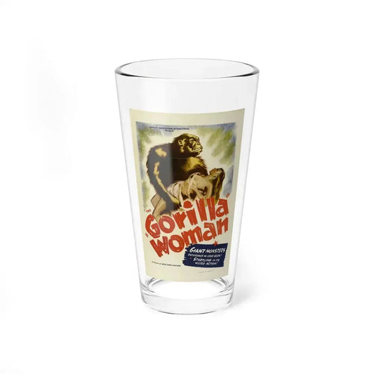 GORILLA WOMAN (FORBIDDEN ADVENTURE) 1937 Movie Poster - Pint Glass 16oz 16oz - Go Mug Yourself