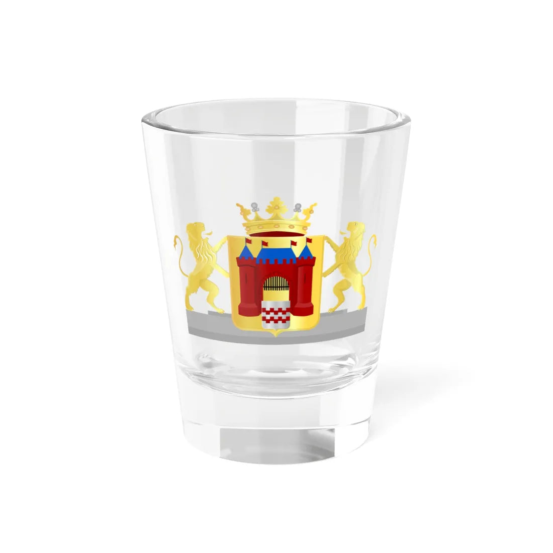 Gorinchem wapen 1816 (Netherlands) (Coat of Arms) Shot Glass 1.5oz 1.5oz - Go Mug Yourself