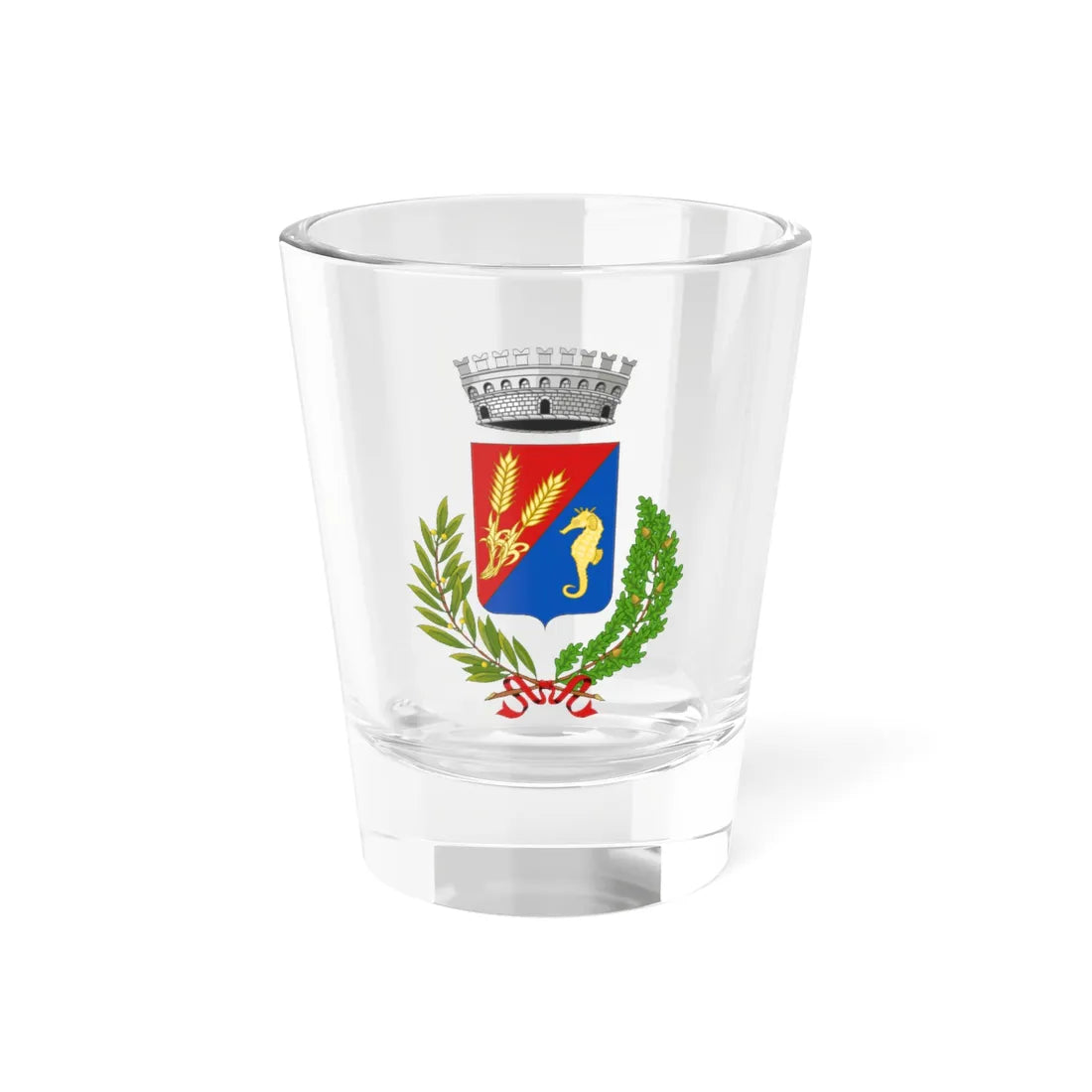 Goro-Stemma (Italy) (Coat of Arms) Shot Glass 1.5oz 1.5oz - Go Mug Yourself