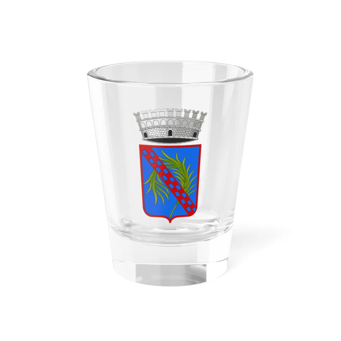 Gorreto-Stemma (Italy) (Coat of Arms) Shot Glass 1.5oz 1.5oz - Go Mug Yourself