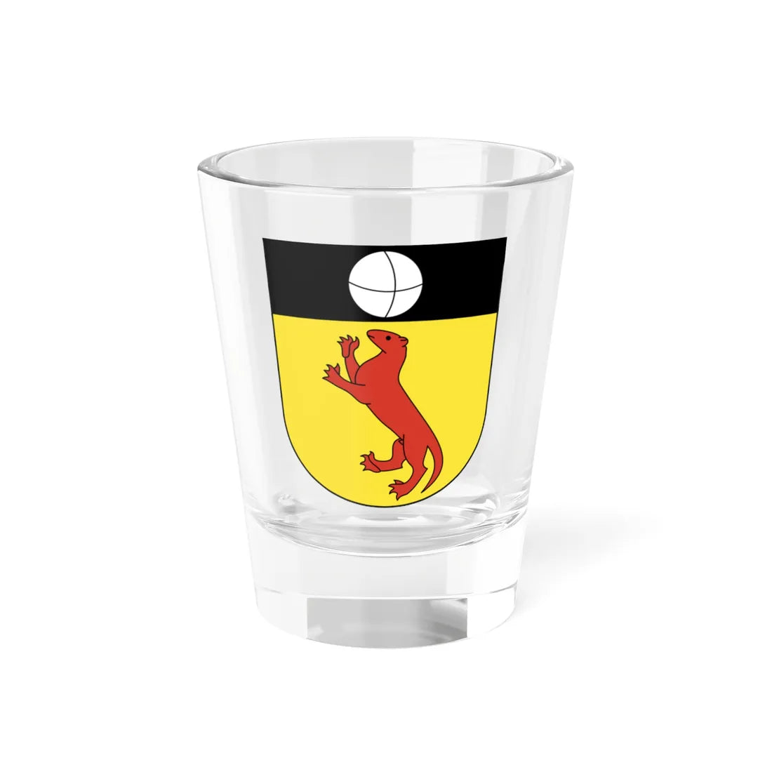 Gossau-blazon (Switzerland) (Coat of Arms) Shot Glass 1.5oz 1.5oz - Go Mug Yourself