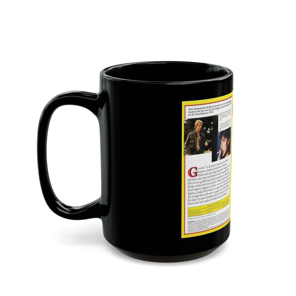 GOTCHA (VHS COVER) - Black Coffee Mug-Go Mug Yourself