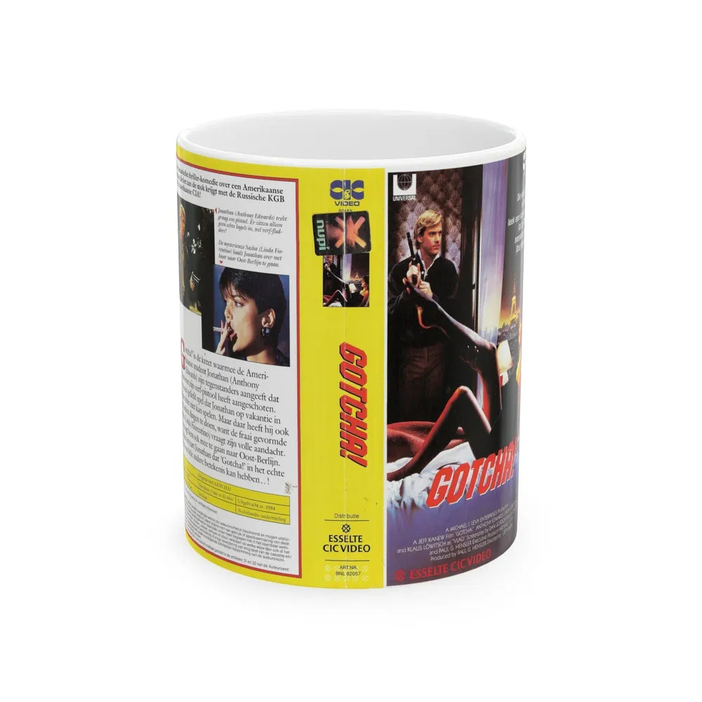 GOTCHA (VHS COVER) - White Coffee Mug-11oz-Go Mug Yourself