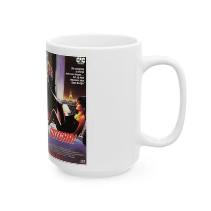 GOTCHA (VHS COVER) - White Coffee Mug-Go Mug Yourself