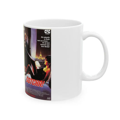 GOTCHA (VHS COVER) - White Coffee Mug-Go Mug Yourself