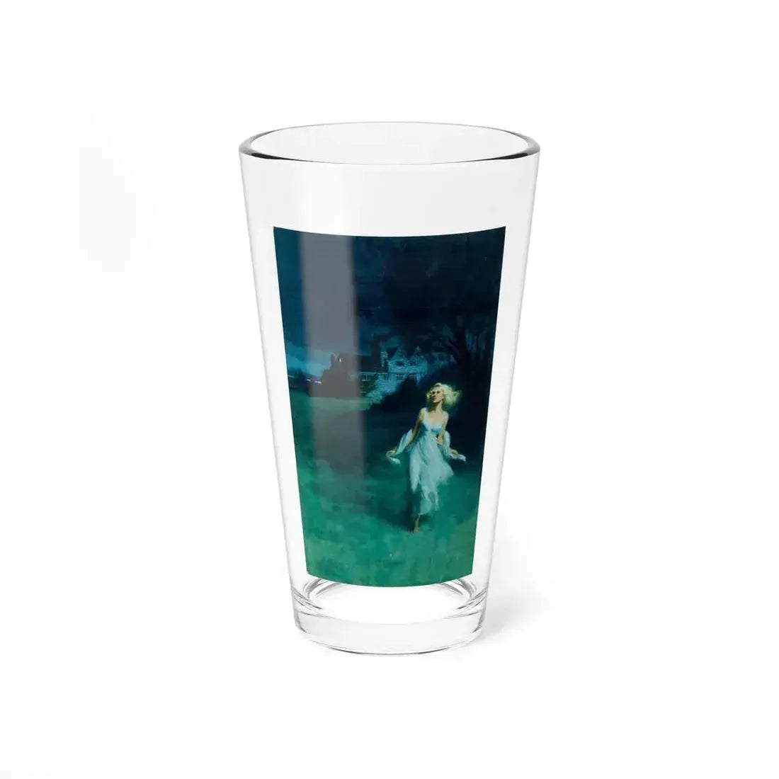Gothic Romance Paperback Cover (1)_1 - Pint Glass 16oz 16oz - Go Mug Yourself