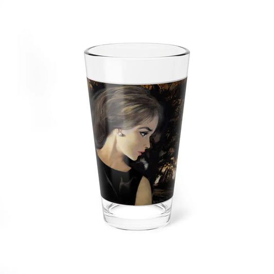 Gothic Romance Paperback Novel Cover - Pint Glass 16oz-16oz-Go Mug Yourself