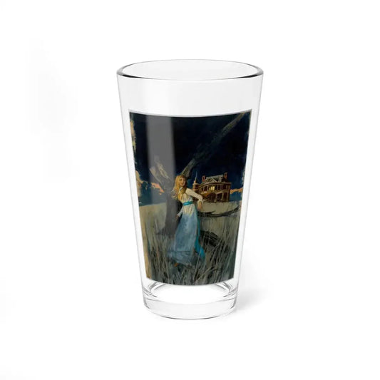 Gothic Romance Paperback Novel Cover_1 - Pint Glass 16oz 16oz - Go Mug Yourself