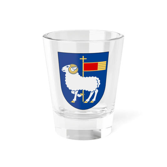 Gotland vapen (Sweden) (Coat of Arms) Shot Glass 1.5oz 1.5oz - Go Mug Yourself