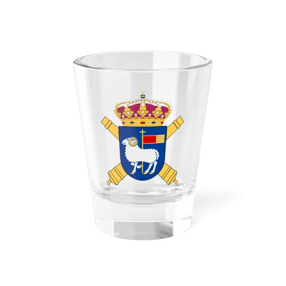 Gotlands artilleriregemente vapen (Sweden) (Coat of Arms) Shot Glass 1.5oz 1.5oz - Go Mug Yourself