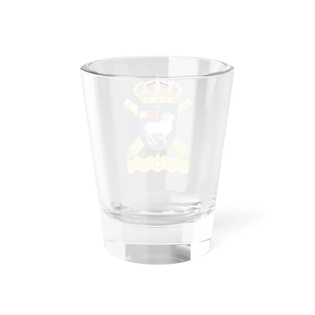 Gotlands kustartilleriregemente vapen (Sweden) (Coat of Arms) Shot Glass 1.5oz - Go Mug Yourself