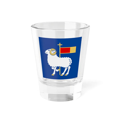 Gotlands lan vapenflagga (Sweden) Shot Glass 1.5oz 1.5oz - Go Mug Yourself