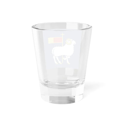 Gotlands lan vapenflagga (Sweden) Shot Glass 1.5oz - Go Mug Yourself