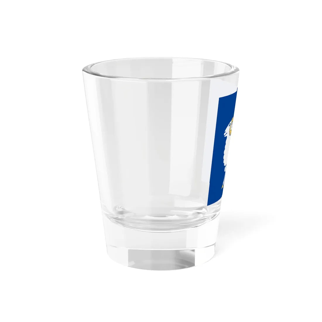Gotlands lan vapenflagga (Sweden) Shot Glass 1.5oz - Go Mug Yourself