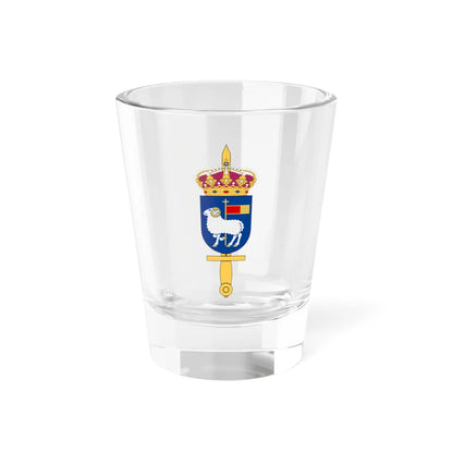 Gotlands militärdistriktsstab vapen (Sweden) (Coat of Arms) Shot Glass 1.5oz 1.5oz - Go Mug Yourself