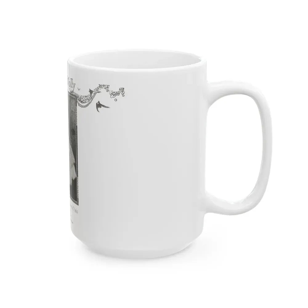 Gourting Molly, Ladies' Home Journal, July 1909 - White Coffee Mug - Go Mug Yourself