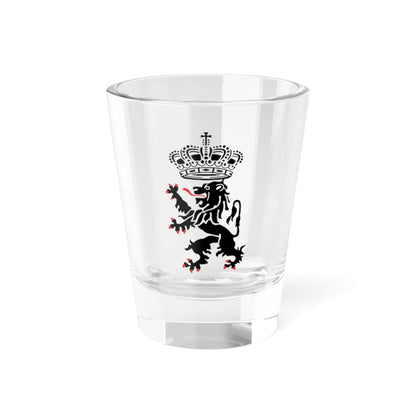 Government emblem of Belgium (Belgium) (Coat of Arms) Shot Glass 1.5oz 1.5oz - Go Mug Yourself