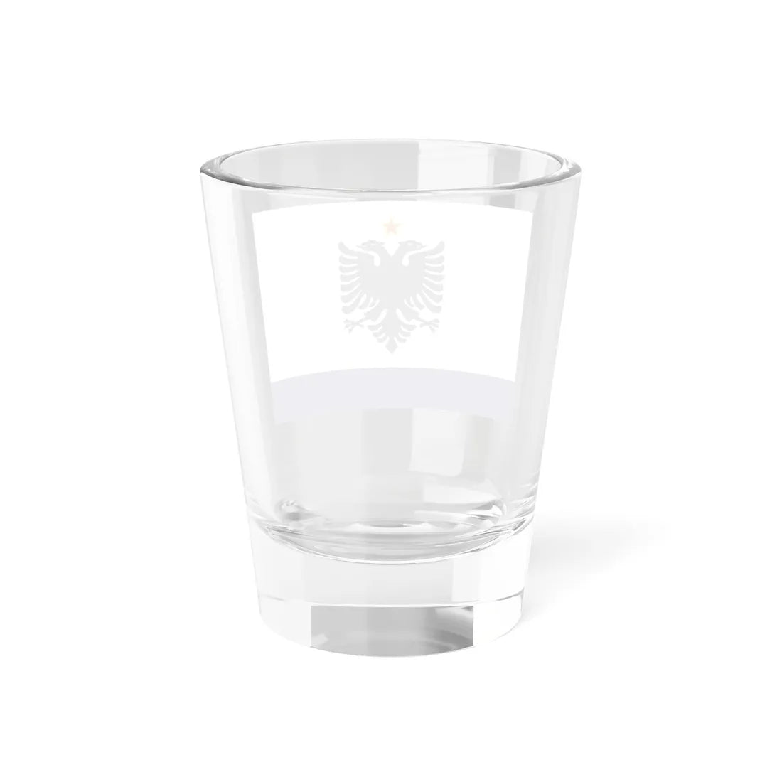 Government Ensign of Albania 1958-1992 (Albania) Shot Glass 1.5oz - Go Mug Yourself