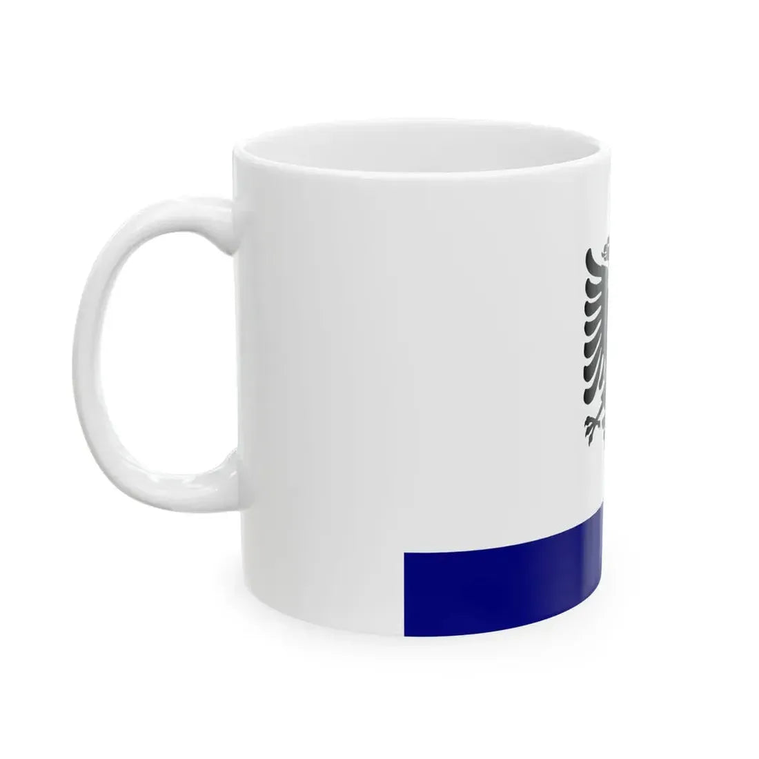 Government Ensign of Albania 1958-1992 (Albania) White Coffee Mug - Go Mug Yourself