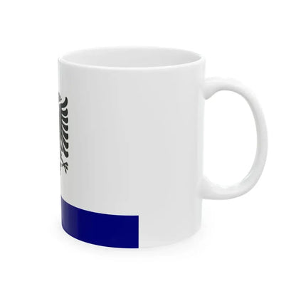 Government Ensign of Albania 1958-1992 (Albania) White Coffee Mug - Go Mug Yourself