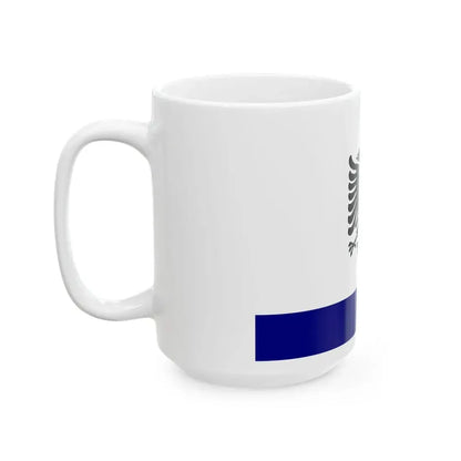 Government Ensign of Albania 1958-1992 (Albania) White Coffee Mug - Go Mug Yourself