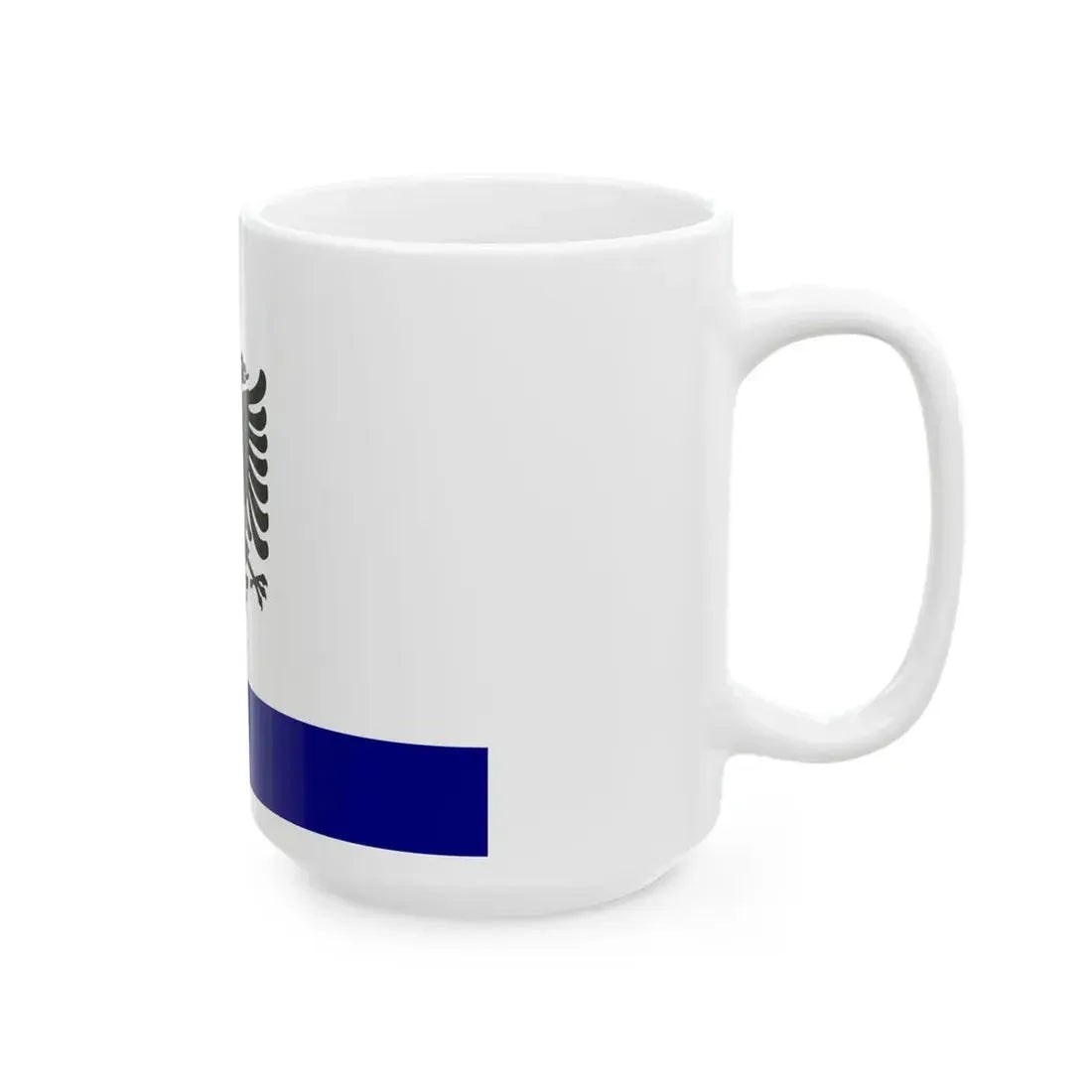 Government Ensign of Albania 1958-1992 (Albania) White Coffee Mug - Go Mug Yourself