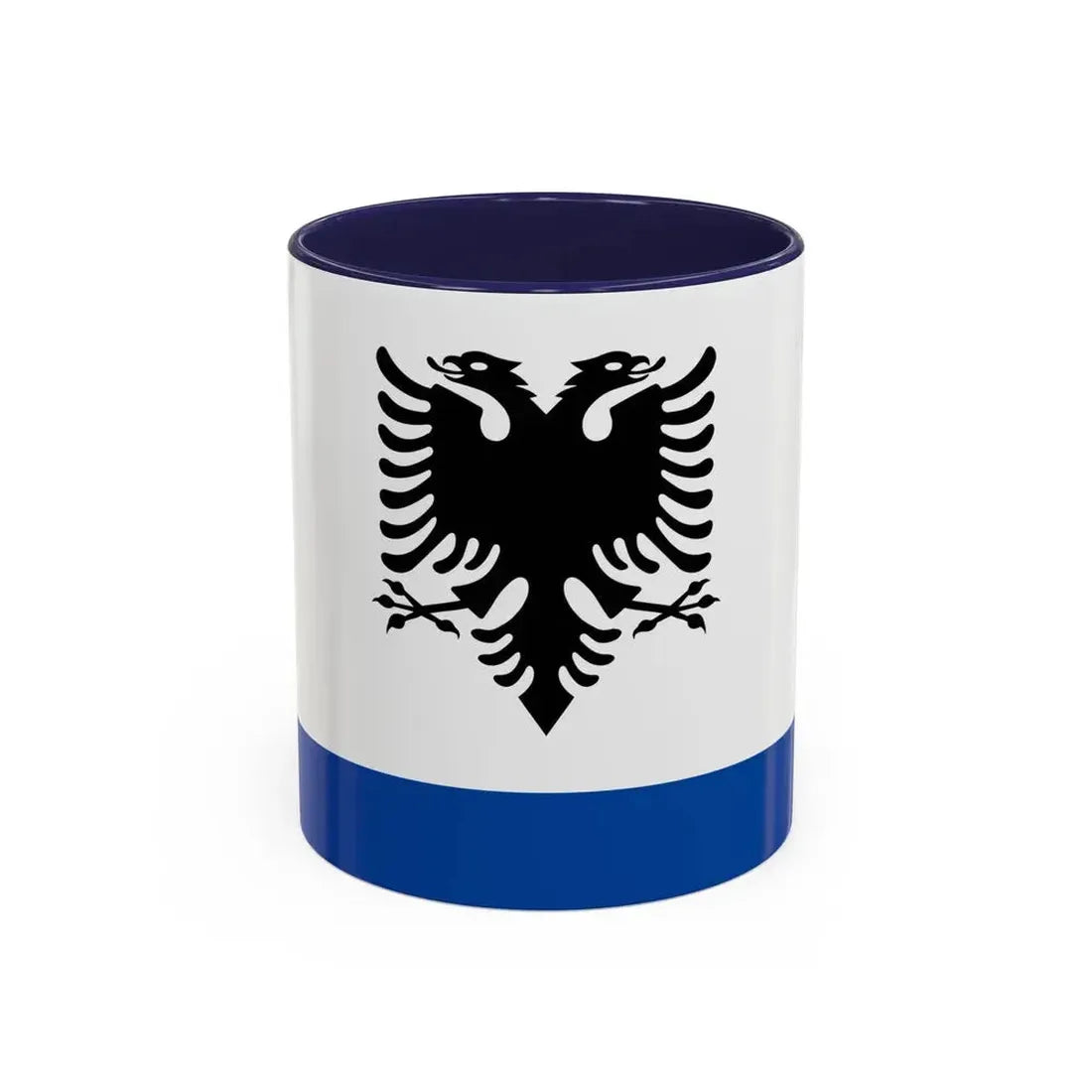 Government Ensign of Albania - Accent Coffee Mug 11oz Navy - Go Mug Yourself