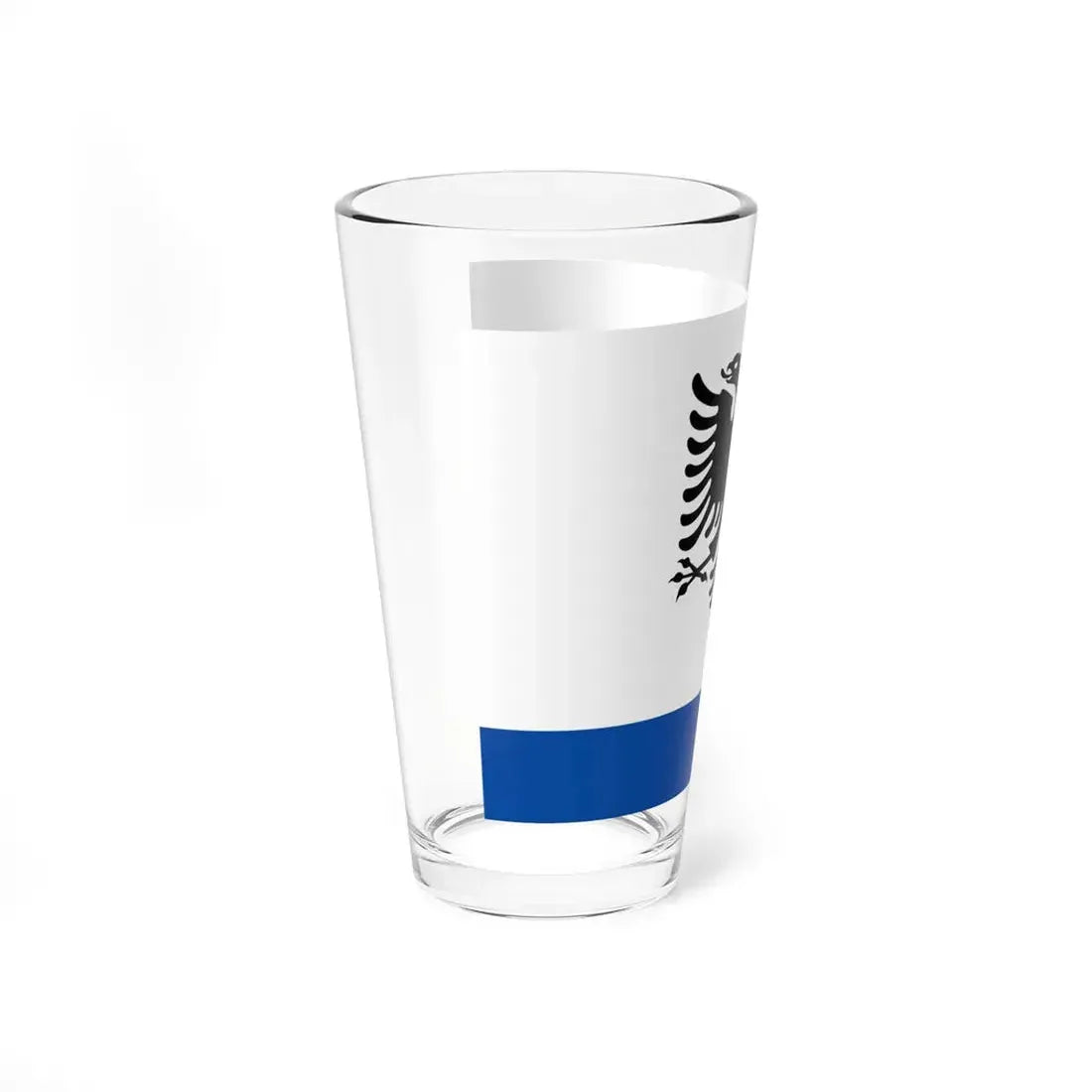 Government Ensign of Albania (Albania) Pint Glass 16oz - Go Mug Yourself
