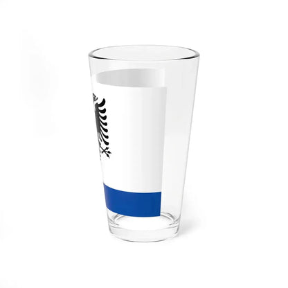 Government Ensign of Albania (Albania) Pint Glass 16oz - Go Mug Yourself