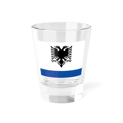 Government Ensign of Albania (Albania) Shot Glass 1.5oz 1.5oz - Go Mug Yourself