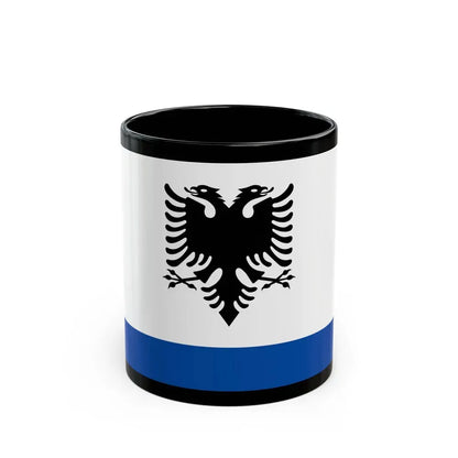 Government Ensign of Albania - Black Coffee Mug 11oz - Go Mug Yourself