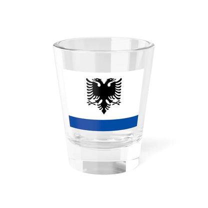 Government Ensign of Albania - Shot Glass 1.5oz 1.5oz - Go Mug Yourself