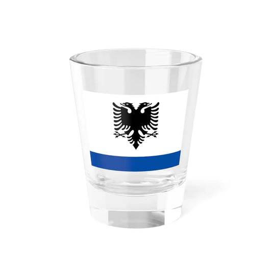 Government Ensign of Albania - Shot Glass 1.5oz 1.5oz - Go Mug Yourself