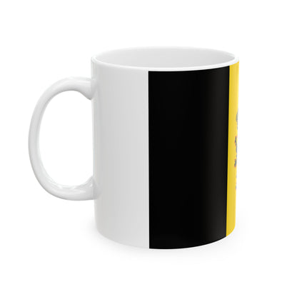 Government Ensign of Belgium (Belgium) White Coffee Mug-Go Mug Yourself