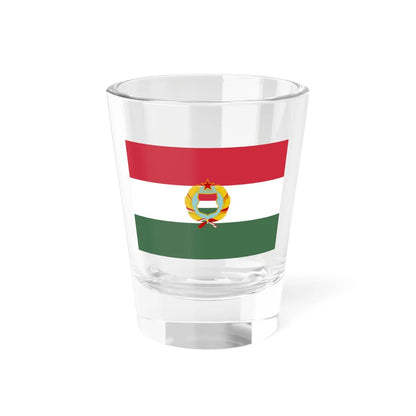 Government Ensign of Hungary 1957-1990 (Hungary) Shot Glass 1.5oz 1.5oz - Go Mug Yourself