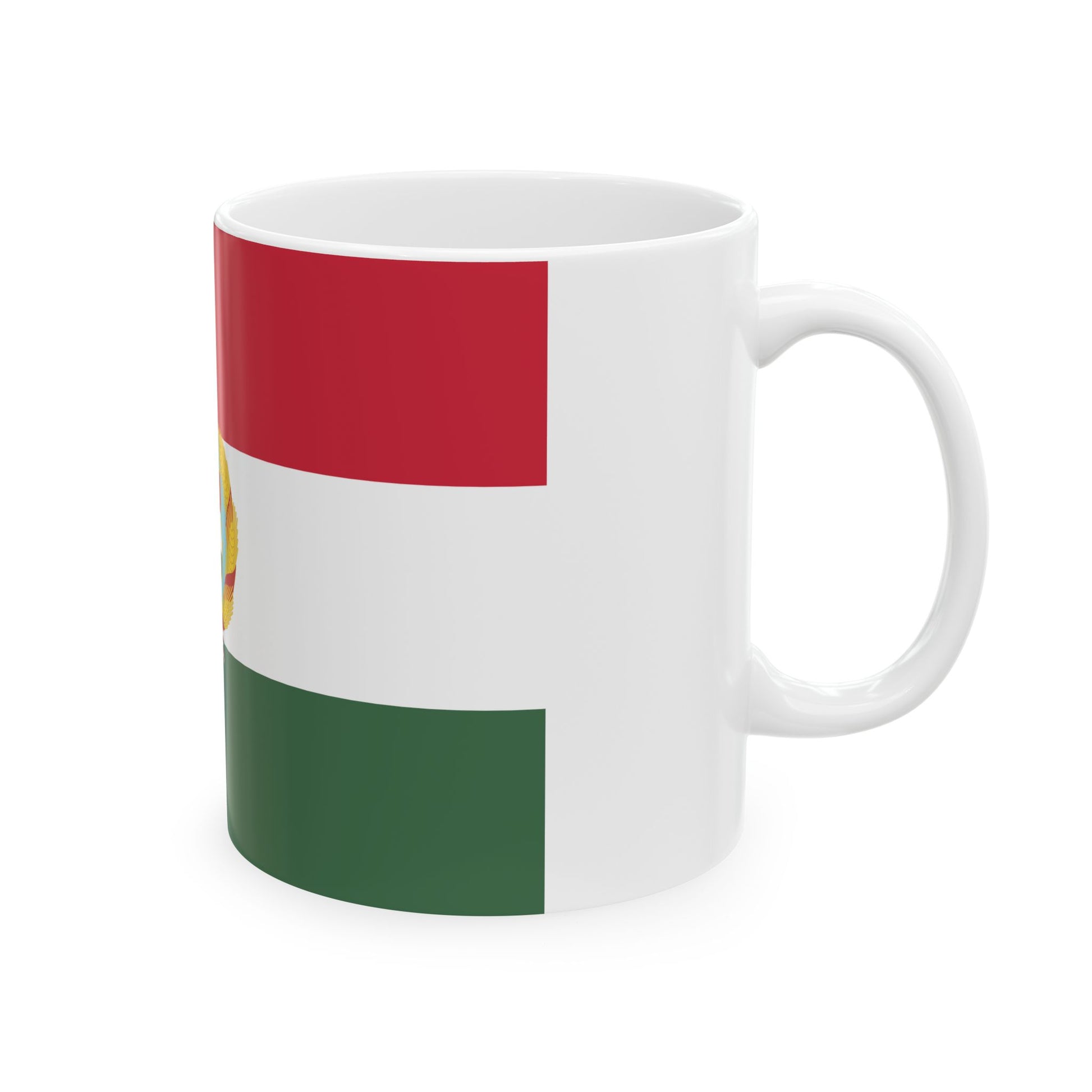 Government Ensign of Hungary 1957-1990 (Hungary) White Coffee Mug-Go Mug Yourself