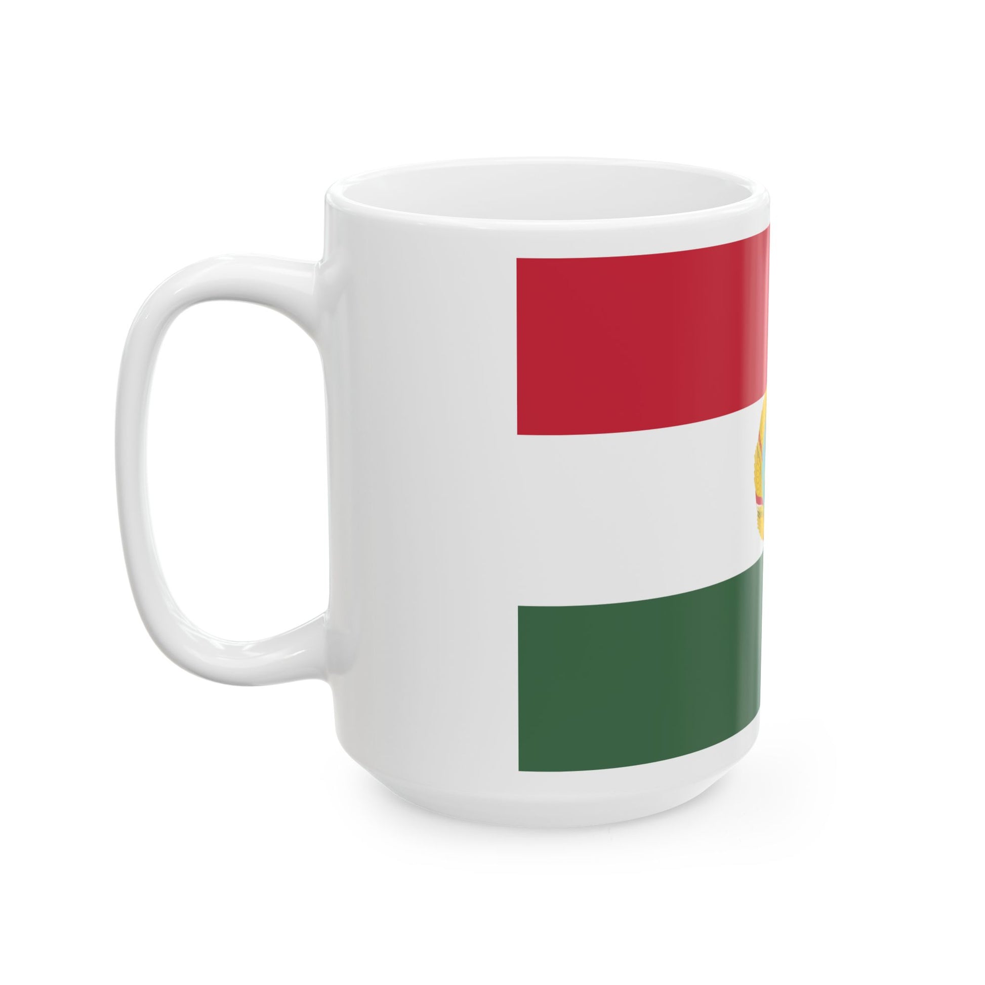 Government Ensign of Hungary 1957-1990 (Hungary) White Coffee Mug-Go Mug Yourself