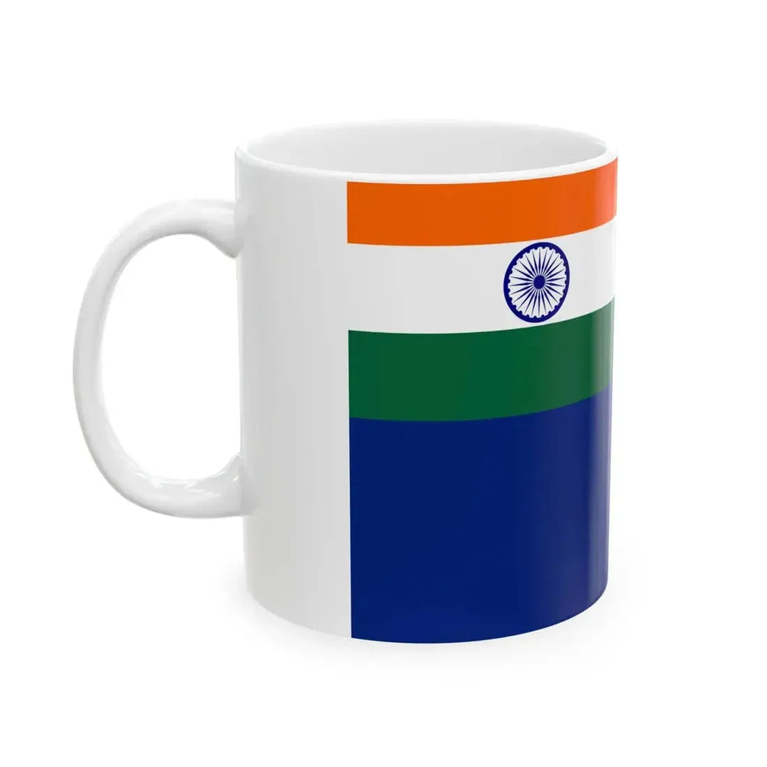 Government Ensign of India (India) White Coffee Mug - Go Mug Yourself