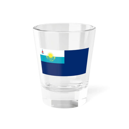 Government Ensign of Kazakhstan (Kazakhstan) Shot Glass 1.5oz 1.5oz - Go Mug Yourself