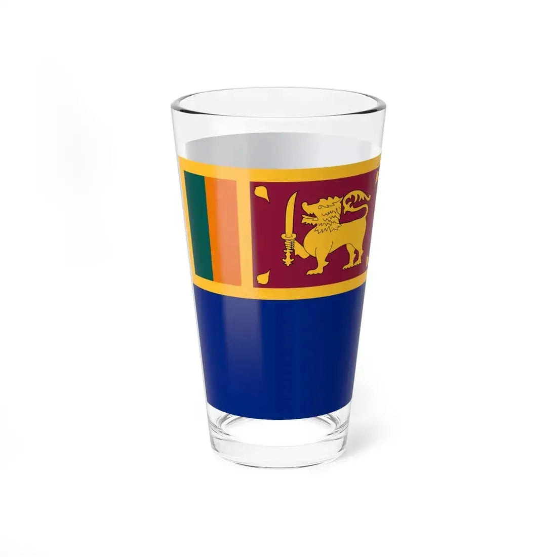 Government Ensign of Sri Lanka (Sri Lanka) Pint Glass 16oz - Go Mug Yourself