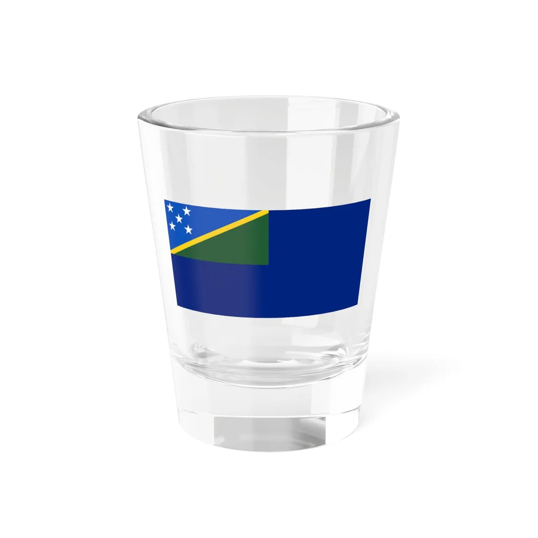 Government Ensign of the Solomon Islands (Solomon Islands) Shot Glass 1.5oz 1.5oz - Go Mug Yourself