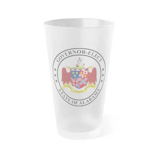Governor Elect of Alabama - Frosted Pint Glass 16oz 16oz Frosted - Go Mug Yourself