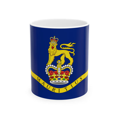 Governor-General of Mauritius (Mauritius) White Coffee Mug-11oz-Go Mug Yourself
