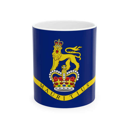 Governor-General of Mauritius (Mauritius) White Coffee Mug-11oz-Go Mug Yourself