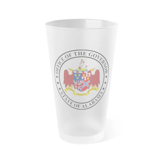 Governor of Alabama - Frosted Pint Glass 16oz-16oz-Frosted-Go Mug Yourself