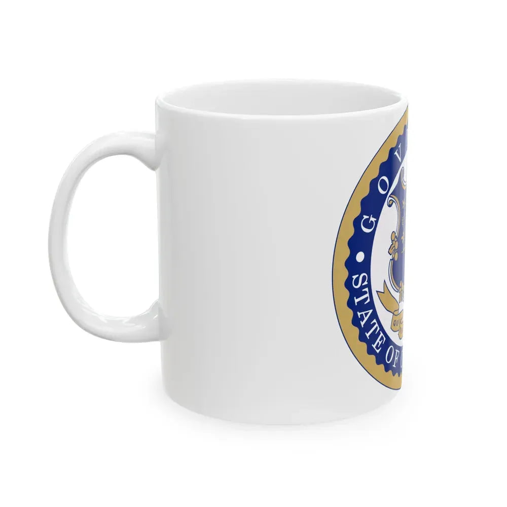 Governor of Connecticut - White Coffee Mug - Go Mug Yourself