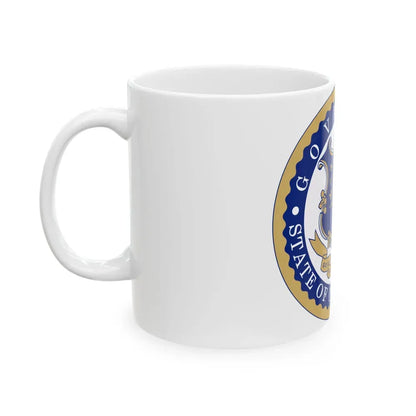 Governor of Connecticut - White Coffee Mug - Go Mug Yourself