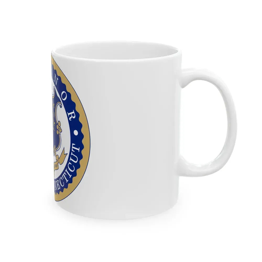 Governor of Connecticut - White Coffee Mug - Go Mug Yourself