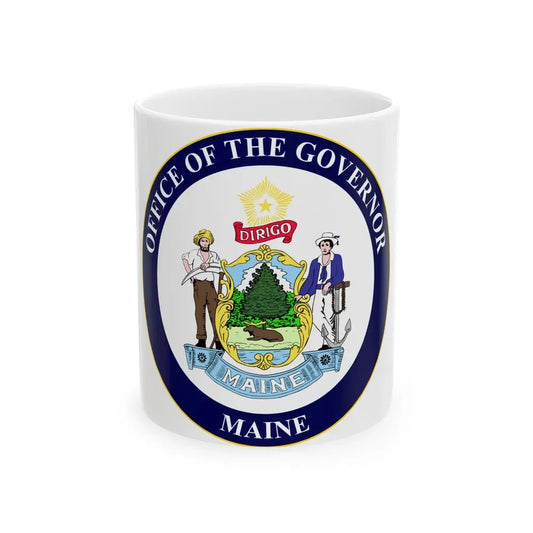 Governor of Maine - White Coffee Mug 11oz - Go Mug Yourself