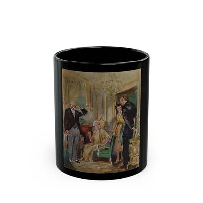 Gowns by Roberta (Pt. 1), Ladies' Home Journal, May 1933 - Black Coffee Mug 11oz - Go Mug Yourself